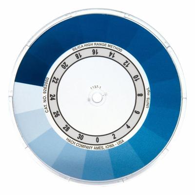 HACH Color Disc: 9262000, Silica, 1/4 in Overall Ht, 4 1/2 in Overall Wd - Color Comparator Discs & Boxes