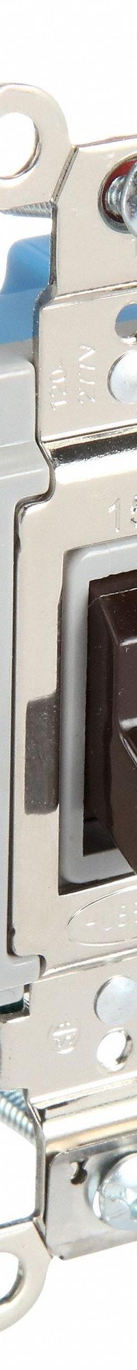 BRYANT Wall Switch: Toggle Switch, 4-Way, Maintained, Brown, 120/277V AC, 15 A (MPN 4804). Key specifications — Illuminated: No; Voltage Rating: 120/277V AC.