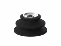 PIAB Vacuum Pad: Bellows, w/o Adapter, 30 mm Pad Dia, Nitrile/PVC, Black, 60A, PAB (MPN S.PAB30NP60.XXX.00). Key specifications — attr1019101: S.PAB30NP60.XXX.00; attr1019103: PIAB; attr1019107: 60A.