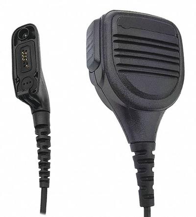 BANSHEE Speaker Microphone: Fits Motorola, 3.5 mm Jack, 24 in Cord, Push To Talk - Motorola-Compatible Microphones & Speakers