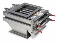 ERIEZ Grate Magnet with Housing: Rectangular Grate Magnet with Housing, Rare Earth, 8 in Overall Lg (MPN 133816P). Key specifications — Grate Shape: Rectangle; Primary Magnet Material: Rare Earth; Frame Material: Stainless Steel; Brand: ERIEZ.