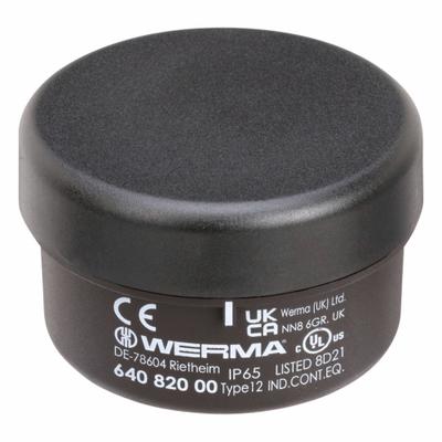 WERMA Terminal Element: Tower Light Mount, For KombiSIGN 71, 1 11/16 in Overall Ht - Terminals for Modular Tower Lights