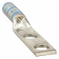 Compression Lug: For 6 AWG, Stranded Wire, 1/4 in Stud Size, Long, Copper Barrel (MPN 54852BEPH). Key specifications — Inspection Hole: Yes; For Wire Type: Stranded; For Wire Sizes: 6 AWG; Brand: THOMAS & BETTS; Manufacturer Part Number: 54852BEPH.