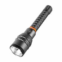 NEBO Flashlight: Rechargeable, 12,000 lm, 2 hr Run Time at Max. Brightness, 220 m Max Beam, Gray (MPN NEB-FLT-1007). Key specifications — Charger Style Included: USB Type-C to USB Type-A Cord; Brand: NEBO; Battery Requirements - Broad: Includes Rechargeable.