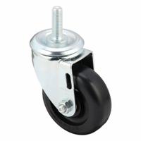 COLSON Stem Caster: Inch, Swivel, 3 in Wheel Dia., 1 1/4 in Wheel Wd, 4 9/16 in Mounting Ht, Swivel (MPN 2.03254.55). Key specifications — Brand: COLSON; Thread Size: 1/2"-13; Roll Up: Swivel.