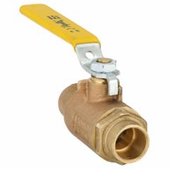APOLLO Manual Two-Way Ball Valve: 3/4 in, Bronze, Straight, Sweat x Sweat, Std Port, Two-Piece, PTFE (MPN 7020401). Key specifications — Brand: APOLLO; Handle: Lever.