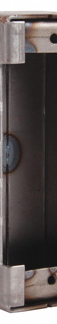 KEEDEX Weldable Gate Box: Electric Strike Box, Steel, 1 Mounting Holes, Hardware Included, Silver (MPN K-BXES16). Key specifications — Brand: KEEDEX; Color: Silver; Finish: Unfinished; Hardware Included: Yes; Material: Steel; Product Type: Electric Strike Box.