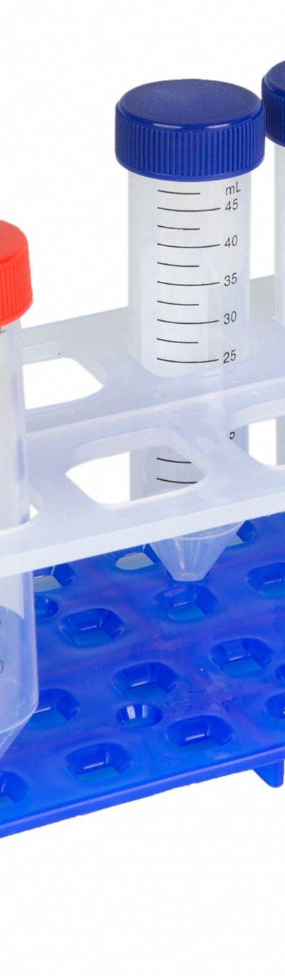 HEATHROW SCIENTIFIC Tube Rack: 4 1/4 in Overall Wd - Lab Storage Racks