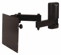 VIDEO MOUNT PRODUCTS Mount: Wall, For 25 in to 32 in Screens, Max. 50 lb, Fixed, 240° Swivel, 5° Up (MPN LCD2537B). Key specifications — Manufacturer Part Number: LCD2537B; Finish: Powder Coated; Includes Mounting Hardware: Yes; Material: Steel; Mounting Location: Wall; Brand: VIDEO MOUNT PRODUCTS; Color: Black.