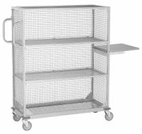 APPROVED VENDOR Utility Cart Panel: Overall Dim. 4 in W x 17 in H, Gray, Powder Coated, For 5CHL7 (MPN MC-BP48). Key specifications — Color: Gray; Finish: Powder Coated; For Use With Grainger Item Number: 5CHL7; Brand: APPROVED VENDOR.