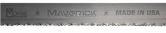 MORSE Band Saw Blade: Bi-Metal, Maverick(R), 9 ft 8 in, Raker/Variable Cutting Edge, 1 in Blade Wd (MPN 9'8" ZWEG083C34MAVPR). Key specifications — attr1211722: 9 ft 8 in; attr1099499: 3/4.