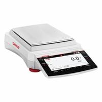 OHAUS Lab Scale: 8,200 g Capacity, 0.1 g Readability, 0.1 g Repeatability, 0.2 g Linearity, Metal (MPN EXR8201). Key specifications — Brand: OHAUS; Display Type: TFT Touchscreen.