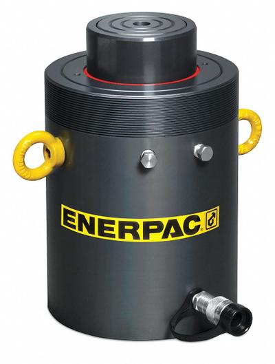ENERPAC Hydraulic Ram: Single Acting, 200 ton Nominal Capacity, 10 in Nominal Stroke Lg - High Cycle Rams