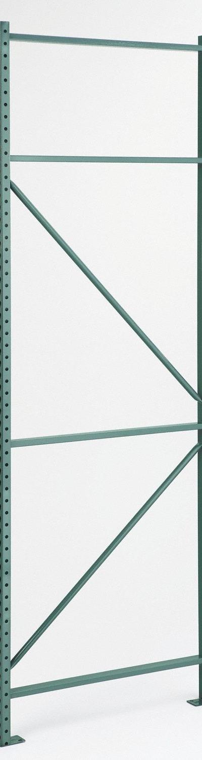 STEEL KING Upright Frame: Teardrop - Steel King Impact-Resistant Teardrop Pallet Rack Uprights