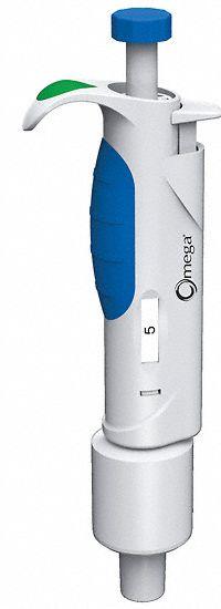COLE-PARMER Single-Channel Pipettor: 1 Channels, 5,000 ul Capacity - Max, Manual Fixed Volume (MPN 2450117). Key specifications — Color: Green; Brand: COLE-PARMER; Pipetter Type: Manual Fixed Volume; Autoclavable: Autoclavable; Product Type: Single-Channel Pipettor.