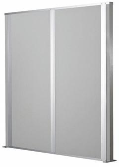 PORTA-KING Partition Wall: 8 ft x 10 ft, Steel, Gray, Painted (MPN FSP108-ST). Key specifications — Frame Material: Aluminum; Finish: Painted; Includes Floor Track: Yes; Brand: PORTA-KING.