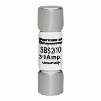 MERSEN Fuse: SBS Series, Midget, Fast-Acting, 200 mA, 600 V AC, 13/32 in x 1 3/8 in, Non-Indicating (MPN SBS2/10). Key specifications — attr1287209: SBS; attr211192: MERSEN.