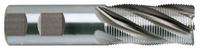 YG-1 Roughing End Mill: Cobalt, 6 Flute, Fine Pitch, 1-1/4" Mill Dia, 2" LOC, 4-1/4" OAL (MPN 70445)