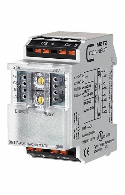 METZ CONNECT MSTP METZ CONNECT MS/TP Module: C-Logline - Modules for Metz Connect Controllers