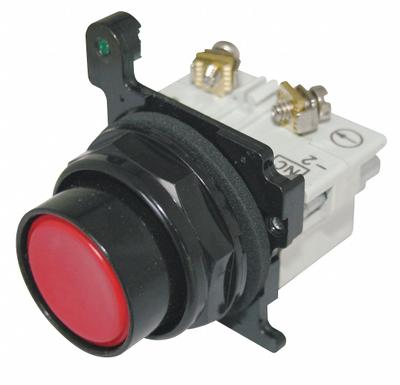 EATON Flush Push Button Operator: Non-Illuminated, Flush Profile, Metallic, 30 mm - Flush-Mount Push Buttons