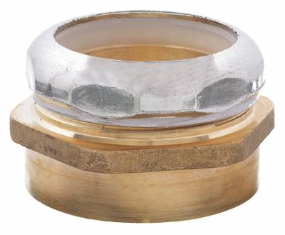 APPROVED VENDOR Waste Connector: Brass, Unfinished, Brass, 1 1/2 in Nominal Pipe Size - Couplings & Waste Connectors for Drains