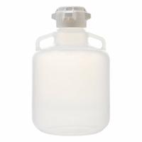 APPROVED VENDOR Plastic Carboys, Jerricans, & Jugs - Rectangular Plastic Carboys & Jerricans (MPN 155-B117-FLS). Key specifications — Body Color: Colorless; Screw Closure Size: 83 mm; Brand: APPROVED VENDOR; Closure Type: Screw On Cap; Includes Closure: Yes.