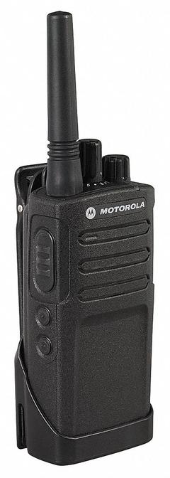 MOTOROLA Handheld Two Way Radio: RM Series, UHF, Analog, 2 W, 8 Channels, No Display, VOX, Li-Ion (MPN RMU2080). Key specifications — Color: Black; FCC License Required: Yes.