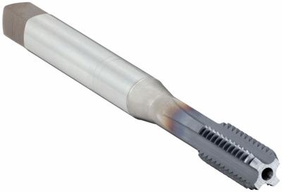 OSG Straight Flute Tap: 1/4"-20 UNC, H3 / 2B-3B, 4 Flute, Bottoming Chamfer - Coolant-Through Straight-Flute Machine Taps for Aluminum