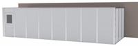 PORTA-KING Modular In-Plant Office: 32 ft x 12 ft x 8 ft, 3 Walls, Vinyl-Covered Drywall, Gray (MPN VK1DW 12'X32' 3-WALL). Key specifications — Brand: PORTA-KING; Sound Transmission Coefficient: STC 33; Frame Material: Aluminum.