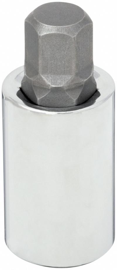 WESTWARD Socket Bit: 1/2 in Drive Size, Hex Tip, 14 mm Tip Size, 2 1/4 in Overall Lg - Hex Bit Sockets