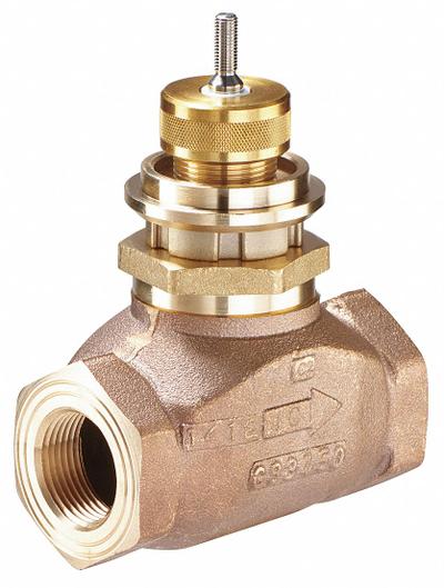 JOHNSON CONTROLS Hydronic Globe Valve: 2-Way, 18.5 CV Flow, 1 1/4 in Female NPT, Bronze Body - 2-Way NPT Connection Globe Valves