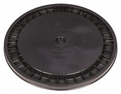 BASCO Pail Lid: Snap-On, 12 1/4 in Overall Dia, Brown, Plastic, FDA Compliant, 12 1/4 in Dia. (MPN ROP2100CVR-SN-BR). Key specifications — attr1265148: Not Rated; attr1188872: BASCO; attr1265149: Not Rated; attr1188855: 55KY98; attr1188854: Plastic; attr1188857: Brown.