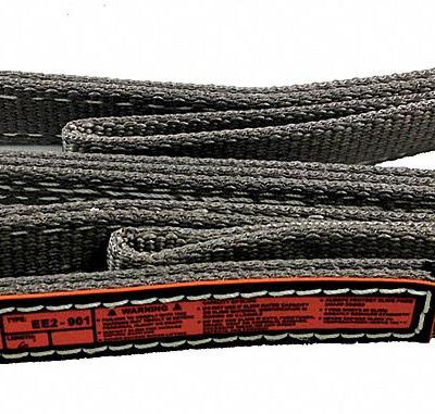 STREN-FLEX Web Sling: Type 3, Nylon, 3 ft Sling Lg, 8 in Eye Lg, 1 Plies - Protected-Edge Nylon Flat-Eye Web Slings