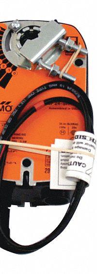 Actuator: Dampers, Proportional, Spring Return, 35 in-lb, 24V AC/DC, Hardwired, NEMA 2 / IP54 (MPN LF24-SR). Key specifications — Manufacturer Part Number: LF24-SR; Shaft Rotation: CW/CCW; Stroke Degree: 95°; Power Rating: 2.5W; Input Voltage: 24V AC/DC; Brand: BELIMO; For Use With Building Automation Systems: Building Automation System Compatible; Electrical Connection Type: Hardwired.