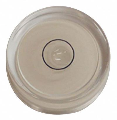 JOHNSON LEVEL Bulls Eye Level: Nonmagnetic, 11/16 in x 3/8 in, 41 Arc Min, Plastic, White - Bullseye Levels