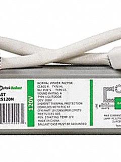 WATRAN Fluorescent Ballast: 120V AC, 2 Lamps Supported, 22 W_32 W Bulb Watt, 6 in Overall Lg (MPN 80227). Key specifications — attr1125022: (2) FC8T9; attr239899: WATRAN; attr1125144: 2.