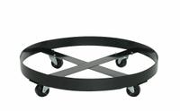 EAGLE Drum Dolly: 1,000 lb Load Capacity, For 5 gal to 55 gal Container Capacity, Round, Rubber (MPN 1618). Key specifications — Caster/Wheel Configuration: (4) Swivel with Brake; For Container Capacity: 5 gal to 55 gal; Deck Shape: Round; Brand: EAGLE.