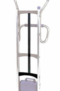 WESCO Center Bar: 30 in Overall Ht, 375 lb Load Capacity, 30 in H x 2 in W x 1 in D, Aluminum, Black (MPN 274175). Key specifications — Compatible Grainger Part Number: 15J281; Manufacturer Part Number: 274175; Accessory Type: Center Bar; Compatible with Product Type: LiftKar Powered Hand Trucks.