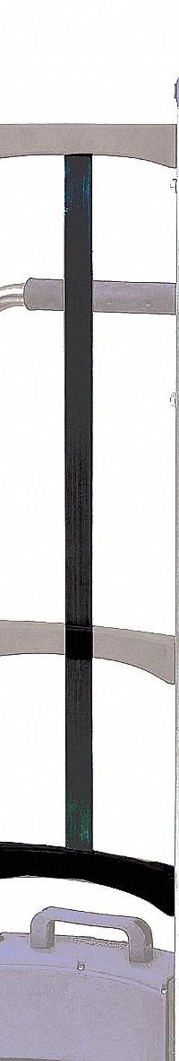 WESCO Center Bar: 30 in Overall Ht, 375 lb Load Capacity, 30 in H x 2 in W x 1 in D, Aluminum, Black (MPN 274175). Key specifications — Compatible Grainger Part Number: 15J281; Manufacturer Part Number: 274175; Accessory Type: Center Bar; Compatible with Product Type: LiftKar Powered Hand Trucks.