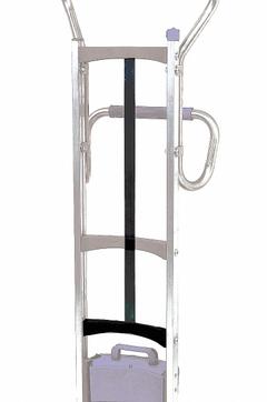 WESCO Center Bar: 30 in Overall Ht, 375 lb Load Capacity, 30 in H x 2 in W x 1 in D, Aluminum, Black (MPN 274175). Key specifications — Compatible Grainger Part Number: 15J281; Manufacturer Part Number: 274175; Accessory Type: Center Bar; Compatible with Product Type: LiftKar Powered Hand Trucks.