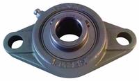 NTN 2 Bolt Flange Bearing: Radial Ball, 1 in Bore, SS, Set Screws, 4 29/32 in Lg, 1 13/32 in Wd (MPN SUCFL205-16). Key specifications — Bore Type: Cylindrical; Brand: NTN; Lubricant Material: FDA/USDA-H1 Solid Grease; Mounting Bolt Size: 5/8 in; System of Measurement: Inch; Included Bearing Cap: None.