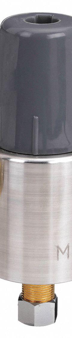 SYMMONS Thermostatic Mixing Valve: 4 1/8 in Overall Lg, Limit Device (MPN 8-210-CK). Key specifications — Brand: SYMMONS; Product Type: Thermostatic Mixing Valve; Includes: Limit Device.