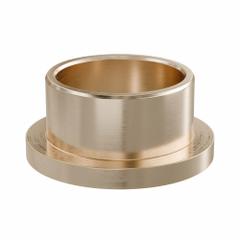 Flanged Sleeve Bearing: Bronze, SAE 841, 3/4 in Bore, 7/8 in OD, 1/2 in Lg, USDA H-1 Approved, 3 PK (MPN ECOF121408). Key specifications — System of Measurement: Inch; Lubricant Material: USDA H-1 Approved; Material Grade: SAE 841; Flange Type: Flanged; Brand: BUNTING BEARINGS.