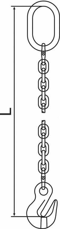PEWAG Chain Sling: 9/32 in Chain Trade Size, 120 Chain Grade, Grab Hook, Steel, Fixed (MPN 7G120SOG/10). Key specifications — attr994018: Grab Hook; attr994034: PEWAG.