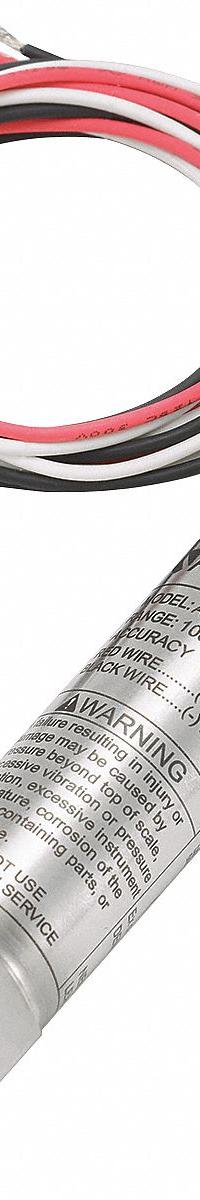 Pressure Transmitter: 0 psi to 1,000 psi, 1 to 5V DC, Cable & Wire Leads, IP65 /4X/IP65 /7/IP65 /9 (MPN A2XBF0415C21000#G). Key specifications — Process Connection Type: NPT; Intrinsically Safe: Not Specified Intrinsically Safe; Housing Material: Stainless Steel; IP Rating: IP65; Series: A2X; NEMA Rating: 7; Output: 1 to 5V DC; Overpressure: 1.2x Range.