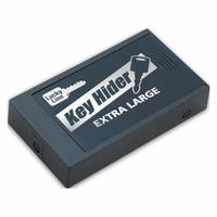 Magnetic Key Hider: Plastic, Black, 1 in Ht, 3 3/4 in Wd, 5 1/2 in Dp, Case Hider, Surface Mount (MPN 91201). Key specifications — Brand: LUCKY LINE PRODUCTS; Hider Style: Case; Color: Black; Mounting Location: Surface; Material: Plastic; Mounting Style: Magnet.