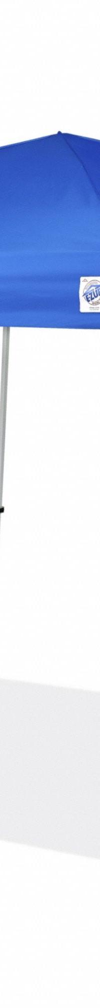 E-Z UP Canopy Tent: 10 ft Overall Lg, 10 ft Overall Wd, 8 7/8 ft Overall Ht, Powder Coated, Steel (MPN VS2910BL). Key specifications — Brand: E-Z UP; Frame Color: White; Includes: Frame; Leg Adjustability: Adjustable Legs; Panel Color: Blue; Panel Material: Polyester.