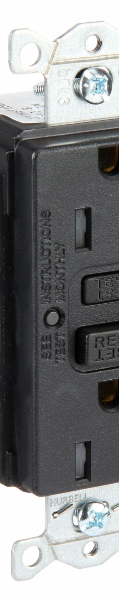 HUBBELL GFCI Receptacle: Duplex - General Purpose Receptacles