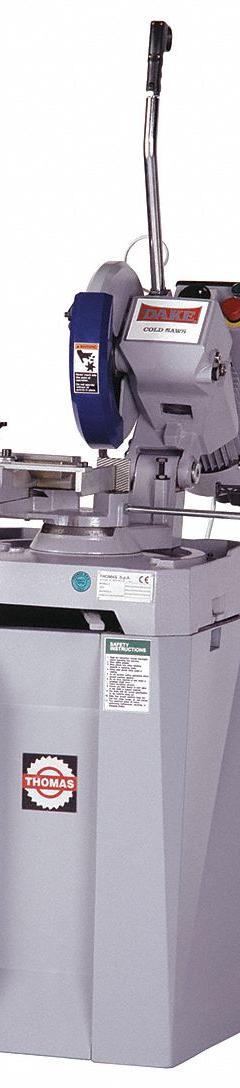 DAKE CORPORATION Cold Saw: Manual, 12 1/2 in Blade Dia. - English, 318 mm Blade Dia. - Metric (MPN 974315-2). Key specifications — attr1255339: 220V AC; attr1255338: DAKE CORPORATION.