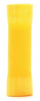 3M Butt Splice Connector: Yellow, Vinyl, For Wire Size 12 AWG – 10 AWG, 600 V, Pack Qty 25 (MPN BSV10Q). Key specifications — Brand: 3M.